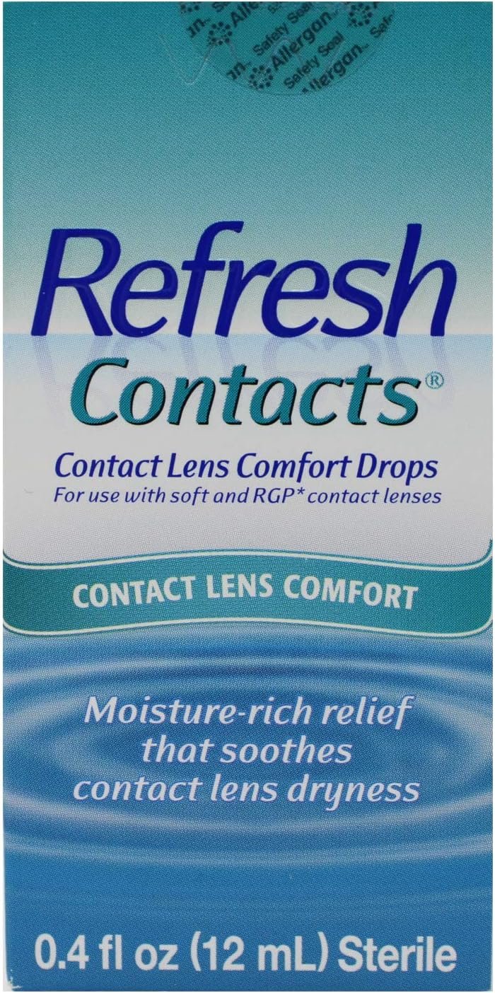 Refresh Contacts Contact Lens Comfort Drops -- 0.4 fl oz 2 Pack