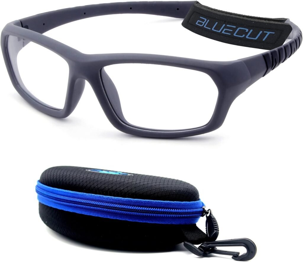 BLUE CUT Sports Protection Goggles, Anti-Fog Lenses Safety Glasses for Basketball, Pickleball and All Outdoor Sports