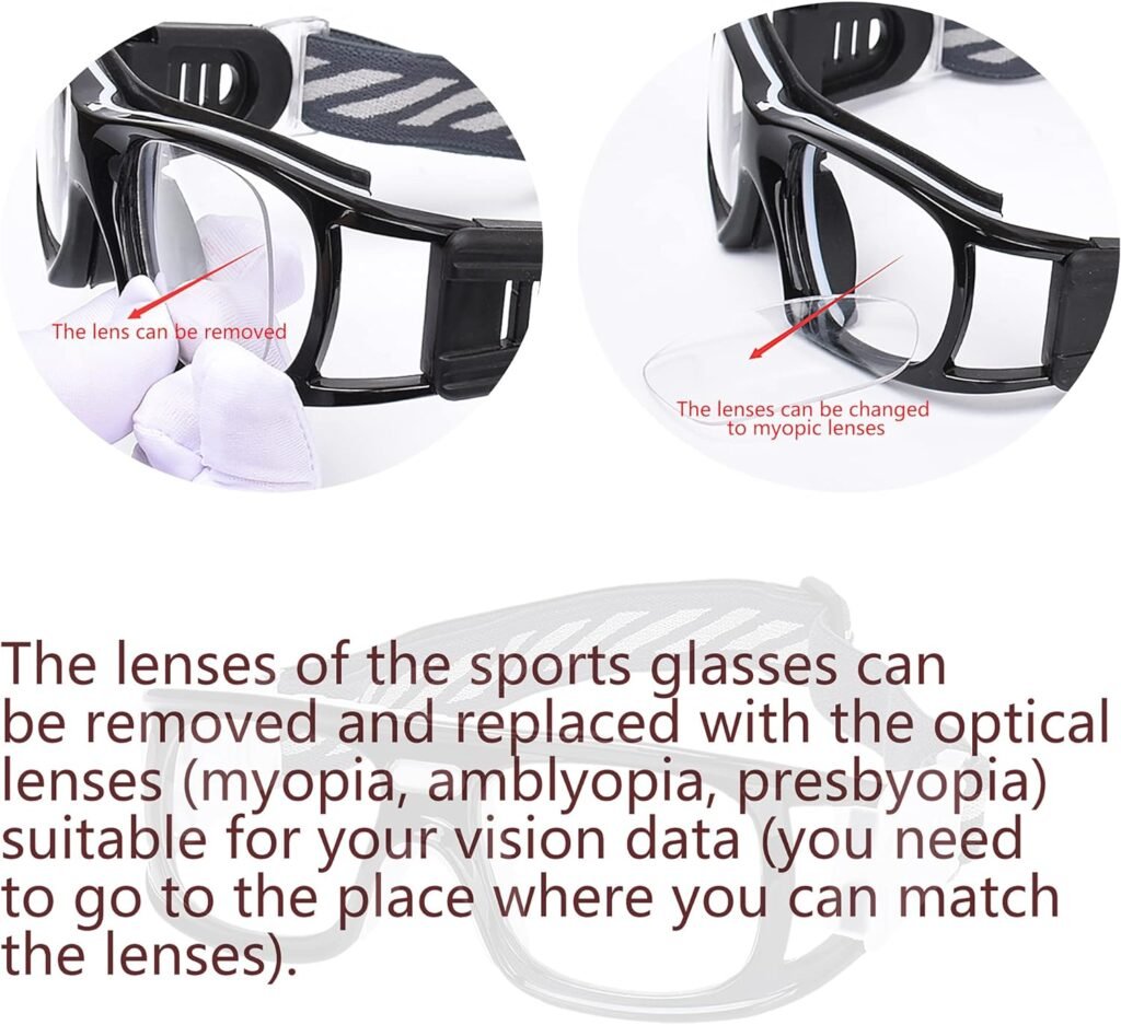 Sport Glasses Basketball Football Goggles Men Women Safety Eyewear Sport Goggles Anti Fog Shock Collision Glasses